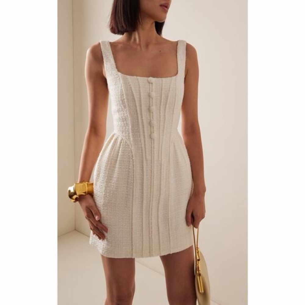 Self-Portrait tweed mini dress with tags